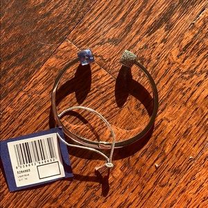 Swarovski Royal Blue and Silver Bangle